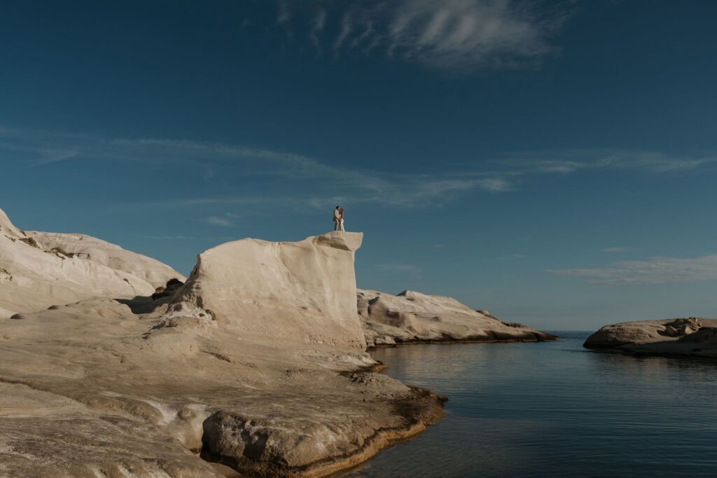 Sunrise photoshoot at sarakiniko