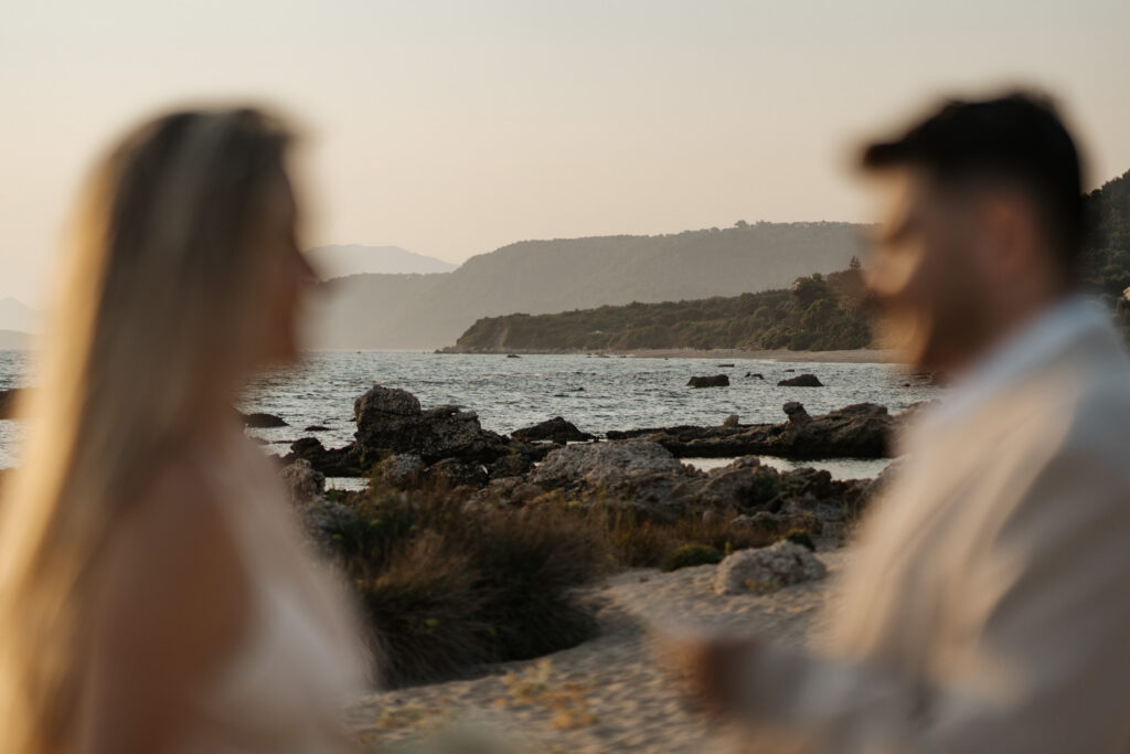 Preveza Greece elopement photographer beach wedding portraits