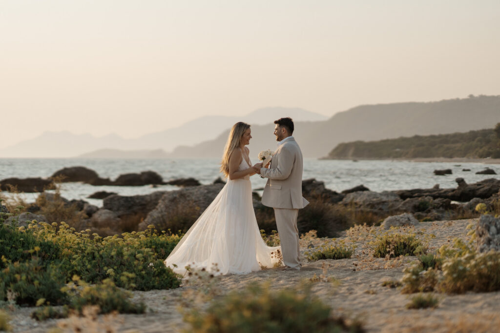 Preveza beach wedding photography in Greece