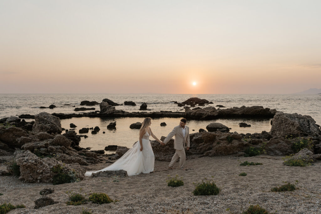 Susnet Beach wedding photos in Preveza Greece